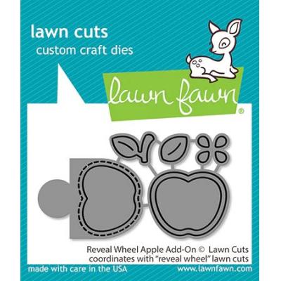Lawn Fawn Lawn Cuts - Reveal Wheel Apple Add-On